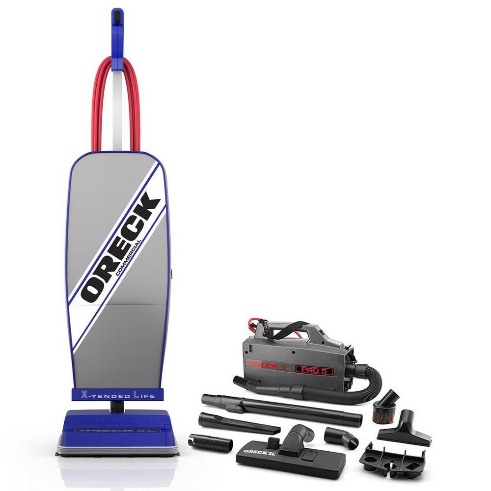 Oreck Commercial XL Upright Vacuum Cleaner – Bagged, For Carpets & Hard Floors