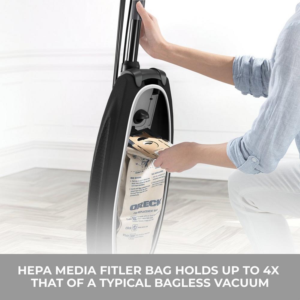 Oreck HEPA Swivel Upright Bagged Vacuum Cleaner