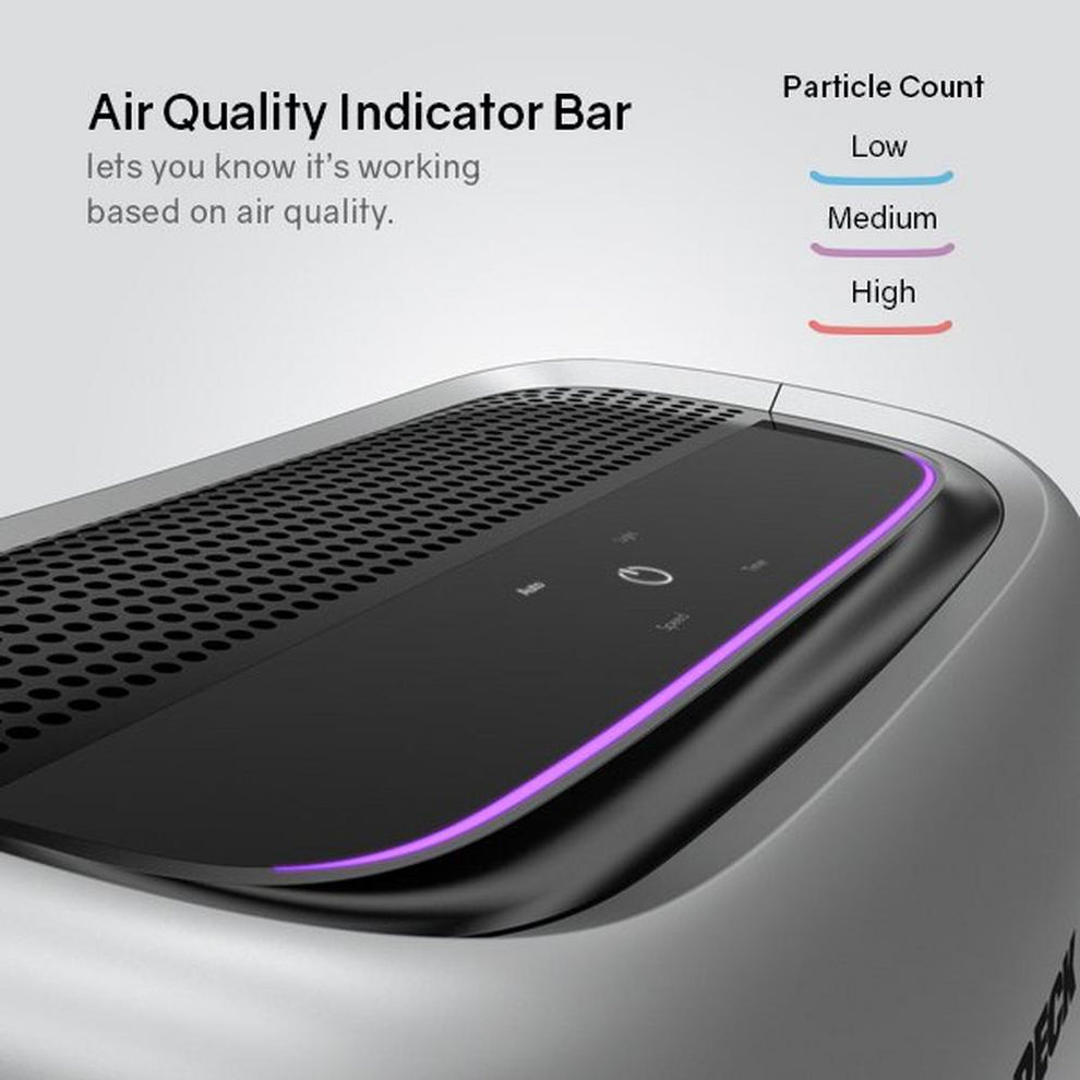Oreck air purifier cleaning schedule infographic