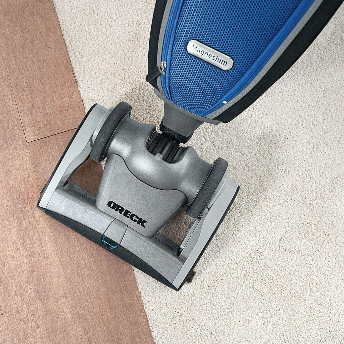 Oreck's ultra lightweight and maneuverable vacuum