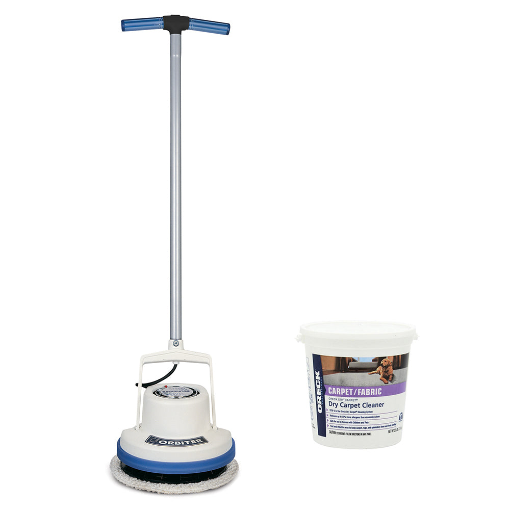 Orbiter Multi-Purpose Floor Machine + Dry Carpet Cleaning Powder Bundle